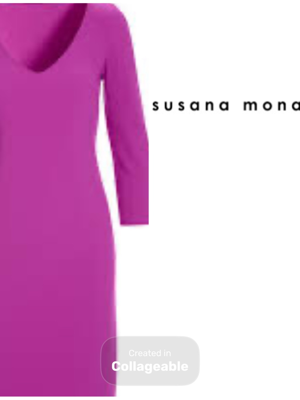 ‼️WOW‼️🩷Susana Monaco Fuchsia 🩷Midi Dress NWT‼️